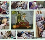 חוג ציור במעלה אדומים